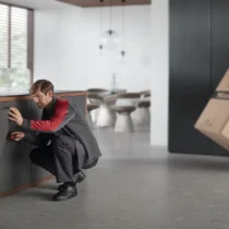 Équipe en intervention de pose
