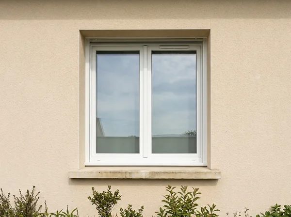 Fenêtre PVC blanche 2 vantaux sur mesure posée par BATWIN