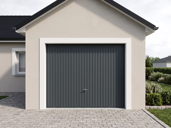 Porte de garage basculante anthracite monobloc